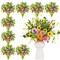 12 Bundles Summer Bundles & Bouquets Artificial Flowers for Decoration 16 Inch Fake Daisy Wildflowers